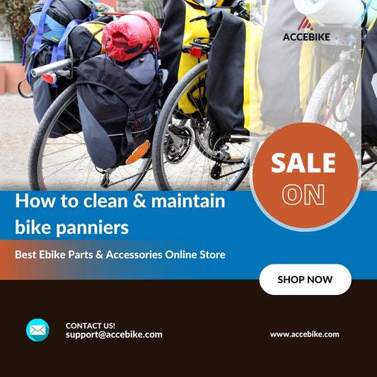 How to clean & maintain bike panniers