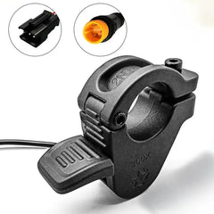 Ebike Thumb Throttle - Right/Left Hand Accelerator for 24V, 36V, 48V, 72V Electric Bikes