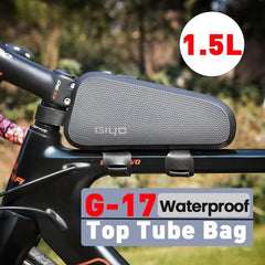 1.5L Large Capacity Top Tube Bike Frame  Bag