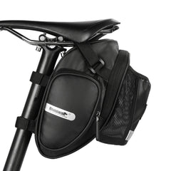 Large Waterproof Bike Saddle Bag with Bottle Pocket Rear Tail Bag