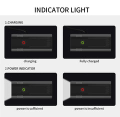 USB Rechargeable Bike Light with Back Rear Taillight Optional