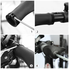 Non-slip Ergonomic TPR Rubber Handlebar Grips