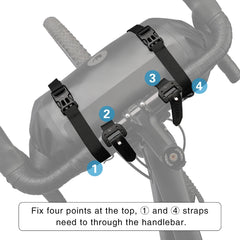 Large Capacity 1 or 2-piece Front Waterproof Handlebar Bag