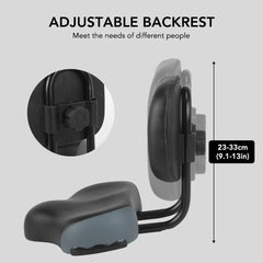 Comfortable Saddle Seat with Backrest