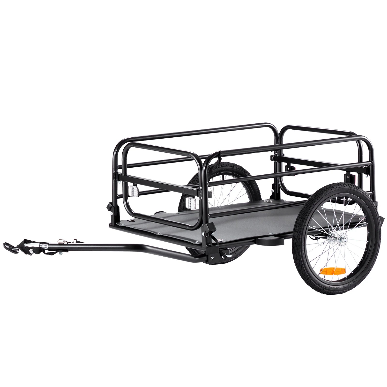 160 lbs capacity bike trailer with foldable design