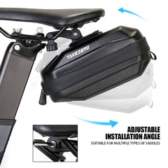 Hard Shell Saddle Bag for Mountain and Road Bikes