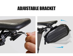 Hard Shell Saddle Bag for Mountain and Road Bikes