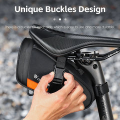 Portable 1.2L Reflective Bike Saddle Bag