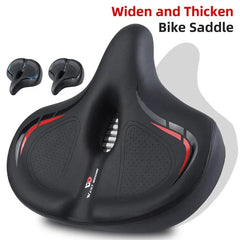 Comfy Oversized MTB Bike Seat - Universal Saddle for Ebikes