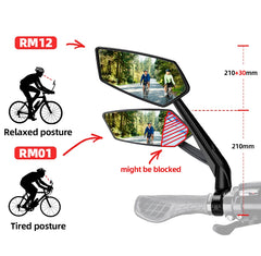 Handlebar Rear View Mirror for Electric Scooter & Bike