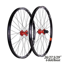 MTB Bike Wheelset 26 27.5 29 32 Holes Disc Brake 148 Boost 142 Thru Axle 135QR