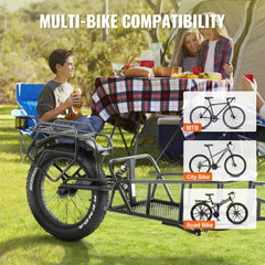 70 lbs Capacity Heavy-Duty Bike Trailer  for All Your Outdoor Adventures