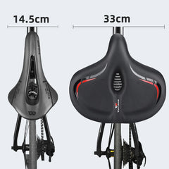 Comfy Oversized MTB Bike Seat - Universal Saddle for Ebikes