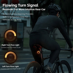 8-Color Bike Taillight with 15 Modes & IP66 Waterproof