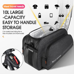 10L Large Rear Pannier Bag with Insulation for Ebike