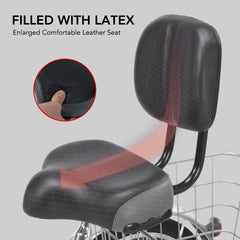 Comfortable Saddle Seat with Backrest