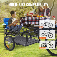 160 lbs Bike Cargo Trailer with 16" Wheels