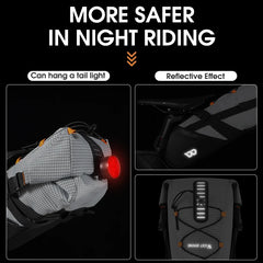 10L Foldable Under Seat Saddle Bag