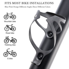 Ultra-Light 3K Carbon Fiber Water Bottle Holder