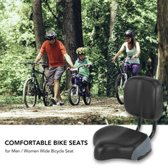 Comfortable Saddle Seat with Backrest