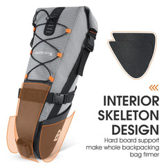 10L Foldable Under Seat Saddle Bag