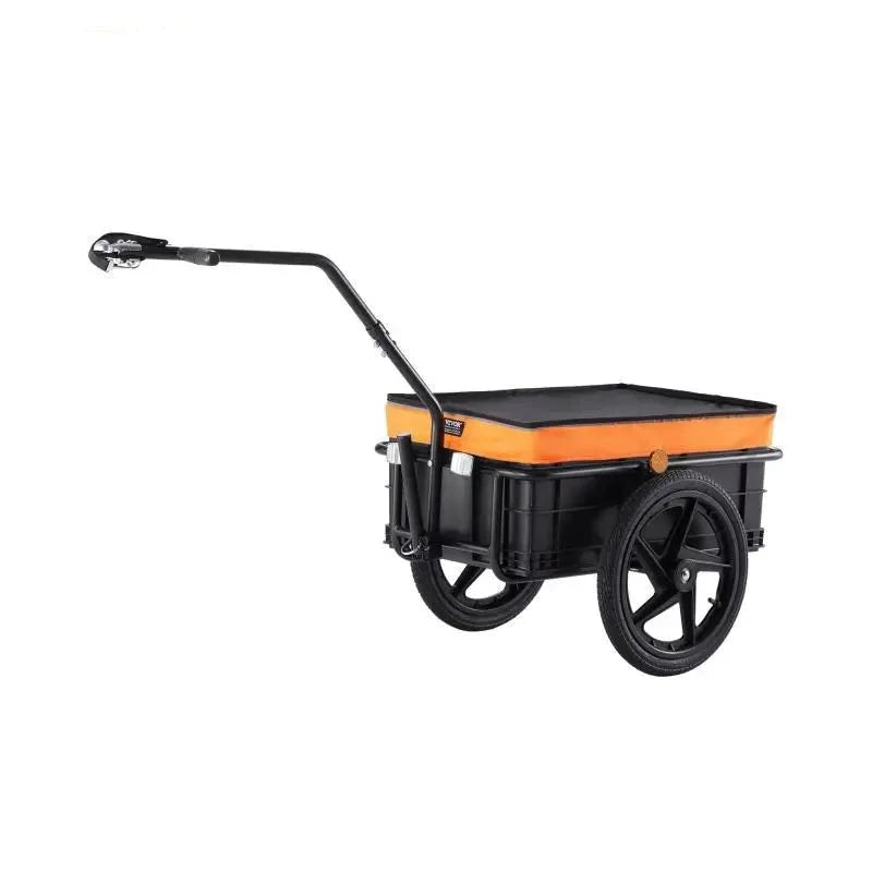 Bike Cargo Trailer with 16-inch wheels and reflective safety features