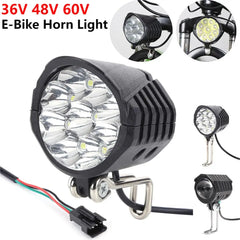 36/48/60V Electric Bike Light with Horn