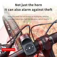 Rechargeable Bike Bell with Anti-Theft Alarm